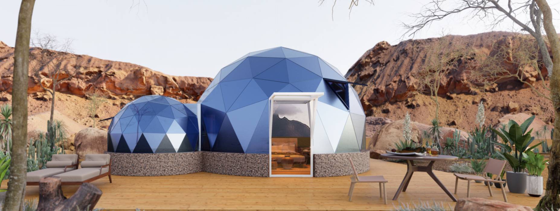 南康市球形智能光伏玻璃星空房